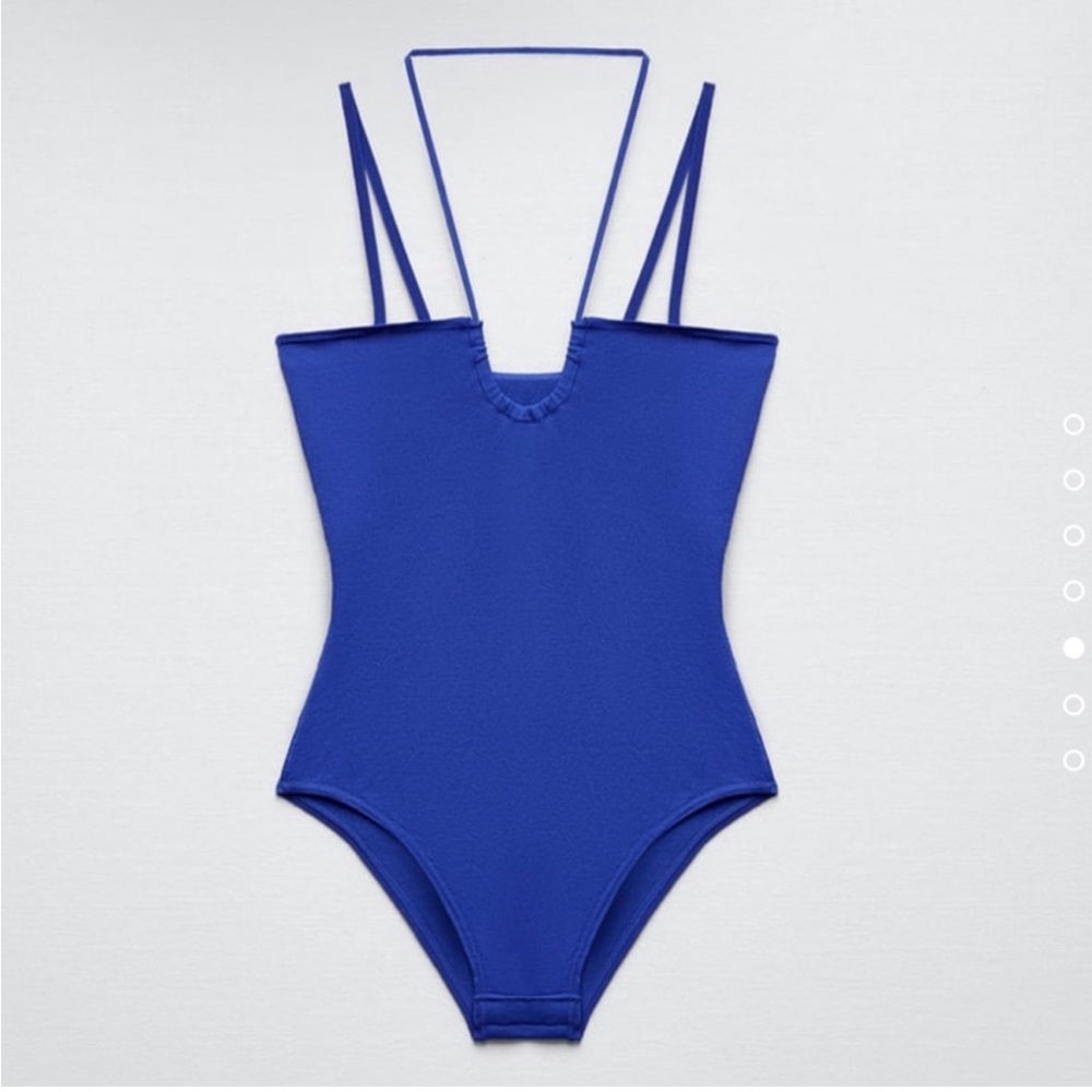 ZARA Cut Out Knit Bodysuit